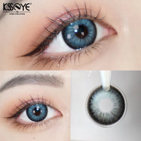Original Bigsize Blue Contact Lenses For Eye Popular Lense Eye Color Cosplay 12 Colors Cosmetic Contact Lens Fast Delivery