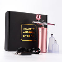 Mini Air Compressor Kit Spray Gun Airbrush For Nail Art Desgin Manicure Tattoo Craft Cake Nail Tool Set Airbrush Painting Inks