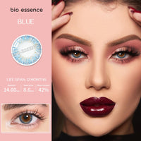 Original Bio-essence 2022 New 1 Pair Color Contact Lenses for Eyes Natural Brown Lenses Beauty Fashion Blue Lenses Green Eye Contact