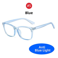VIVIBEE - Original Women Oversized Black Anti Blue Ray Light Filter Leopard Glasses for Computer Protection Blocking Gaming Men Eyeglasses