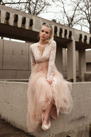 BLUSHFASHION - Original Blush Tulle and Lace Dress #1125