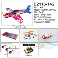 Mini RC Airplane 3D Aerobatic Flying Aircraft EPP/PP Foam Glider Toy Planes Wingspan 451mm DIY Model Aeroplane Unassembled KIT