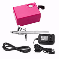 Airbrush Makeup Compressor Kit Aerografo Pen Face Paint Spray Gun for Nail Art Cake Car Model Painting 0.4mm  Dual Action