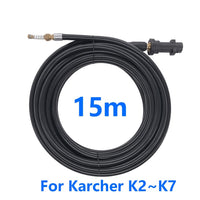 6m 10m 15m 20 Meters X 2320psi/ 160bar Sewer Drain Water Cleaning Hose for Karcher K1 K2 K3 K4 K5 K6 K7 High Pressure Washer