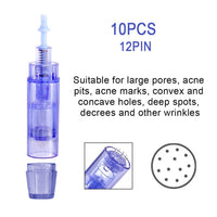 10/20/50Pcs Dr.imp Pen Needles Bayonet 9 /36 Pin/ Nano Cartridge for Derma Pen Tattoo Needles Auto Microneedle Derma Tools Stamp