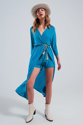 Q2 - Original Maxi Dress in Shimmer Blue