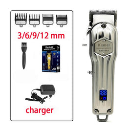 Kemei Professional All Metal Hair Clipper Men Electric Hair Trimmer Fade Hair Cutter Haircut Machine Barber Shop KM-1976 KM-1977