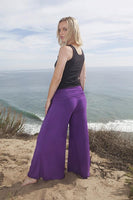 LUMINOUS BEING - Original Flare Yoga Pants-Parvati Long Plum