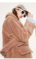 LUXURY AND ME - Original New Arrival Winter Teddy Bear Long Warm Coat