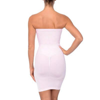 Seamless Strapless Full Body Slip Pale Pink