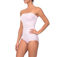 BODY BEAUTIFUL SHAPEWEAR -Original Seamless Strapless Bodysuit Pale Pink