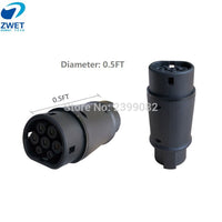 ZWET J1772 EV Adaptor Socket 32A Electric Vehicle Car EV Charger Connector Type 1 and Type2 Electric Vehicle Charging Adapte