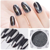 2g/Box DIY Diamond Mermaid Pearl Mermaid Matte White Nail Art Glitter Chrome Powder Dust for UV Gel