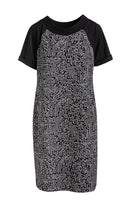 CONQUISTA FASHION - Original Black and White a Line Dress Conquista Fashion