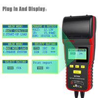 ANCEL - Original BST500 12V 24V Car Battery Tester With Thermal Printer Car Heavy Duty Truck Battery Analyzer Battery Test Diagnostic Tool