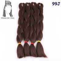 Desire for Hair 10packs Per Lot 24inch 100g Synthetic Braiding Hair Jumbo Braids 3 Tone Omber Blonde Lavender Color