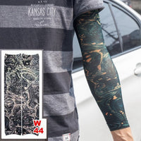 10 Pc Fake Temporary Tattoo Sleeves Tattoos Full Long Slip on Arm Tattoo Sleeve Kit Men Elastic Nylon Glove Tattoos Black Skull Design