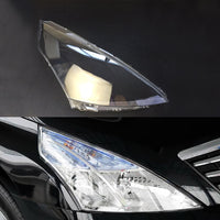 YJWAUTO - Original Headlight Lens for Nissan Teana 2008~2010 Headlamp Cover Car Light Glass Replacement Auto Shell Projector Lens