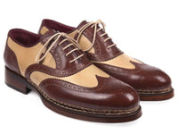 Paul Parkman Triple Leather Sole Goodyear Welted Wingtip Brogues (ID#095BEJ)