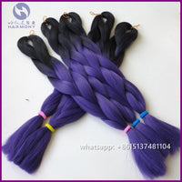 Desire for Hair 10packs Per Lot 24inch 100g Synthetic Braiding Hair Jumbo Braids 3 Tone Omber Blonde Lavender Color