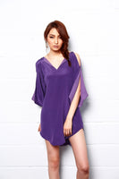 LAGEROSE - Original Royal Shine Silk Tunic Dress