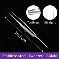 New Microsurgical Instruments 12.5cm Scissors+Needle Holders +Tweezers Stainless Steel Surgical Tool