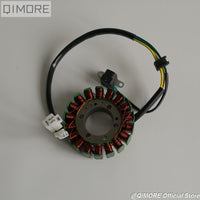 QIMORE OFFICIAL STORE - Original 104mm Magneto Stator With Pickup for Scooter Majesty YP250 Linhai VOG 250 257 260 300 LH170MM AEOLUS BMS 260 Diamo 257
