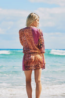 AKOSEE - Original Beachlyd Beach Cover Up in Pink Mosaic