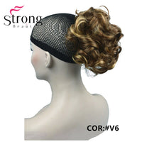 StrongBeauty Short Ponytail Hair Piece Extension Synthetic Hair Wavy Claw Clip in/on Hairpiece COLOUR CHOICES