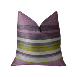 Acai Crush Berry Olive and Cream Handmade Luxury Pillow