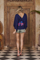 AKOSEE - Original Goddess Top in Navy