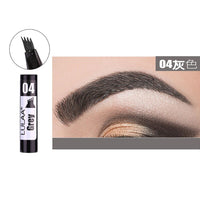 HZBCLY BEAUTIFUL LIFE STORE - 10 Pcs Four Claws Eyebrow Pencil Durable Waterproof Natural Black Brown Grey Liquid Eyebrow Pencil Long-Lasting Eyebrow Pen