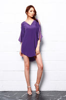 LAGEROSE - Original Royal Shine Silk Tunic Dress