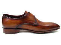 Paul Parkman Men's Single Monkstraps Brown Leather (ID#69V5E)