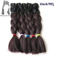 Desire for Hair 10packs Per Lot 24inch 100g Synthetic Braiding Hair Jumbo Braids 3 Tone Omber Blonde Lavender Color