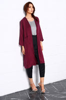 LAGEROSE - Original Night Dance Long Coat in Red