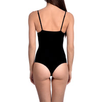 BODY BEAUTIFUL SHAPEWEAR - Original Seamless Shaping Body Suit With Thong Bottom Black