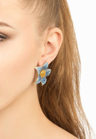 Original Forget Me Not Flower Earring Gold
