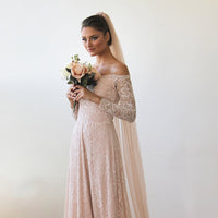 BLUSHFASHION - Original Blush Tulle Veil #4024