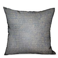 Oxford Blaze Blue Solid Luxury Outdoor/Indoor Throw Pillow