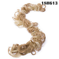 HAIRRO Synthetic Chignon Messy Scrunchies Elastic Band Hair Bun Straight Updo Hairpiece High Temperture Fiber Natural Fake Hair