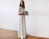 BLUSHFASHION - Original Ivory Lace Wedding Maxi Skirt #3021