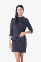 LE REUSSI - Original Classy Charcoal Wool Blazer