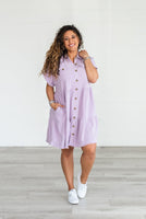 LIVING FREE BEAUTY - Original Extraordinary Life Button Down Dress