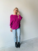 LIVING FREE BEAUTY - Original Looking at You Oversized Sweater