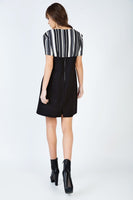 CONQUISTA FASHION - Original Stripe Detail a Line Dress