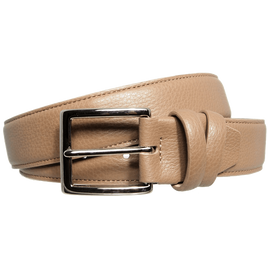 34 Mm Duo Ply Leather Belt Beaver