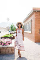 LIVING FREE BEAUTY - Original Boho Chic Floral Maxi Dress