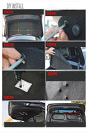 1 Pair Car Trunk Mounting Bracket Umbrella Holder Towel Clothing Handbag Hook Organizer Fastener With Screws Car Accessories