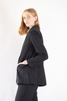 LE REUSSI - Original Power Woman- Black/White Stripes Jacket